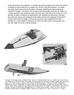 full size printed plan racing boat 25 in, "snapper" for multi channel radio control