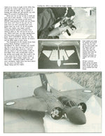full size printed plan semi- scale 1:24 twin cox .020 ducted fan fun! gloster javelin