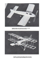 full size printed plans peanut scale  1908 bleriot iv it's all sheet balsa construction