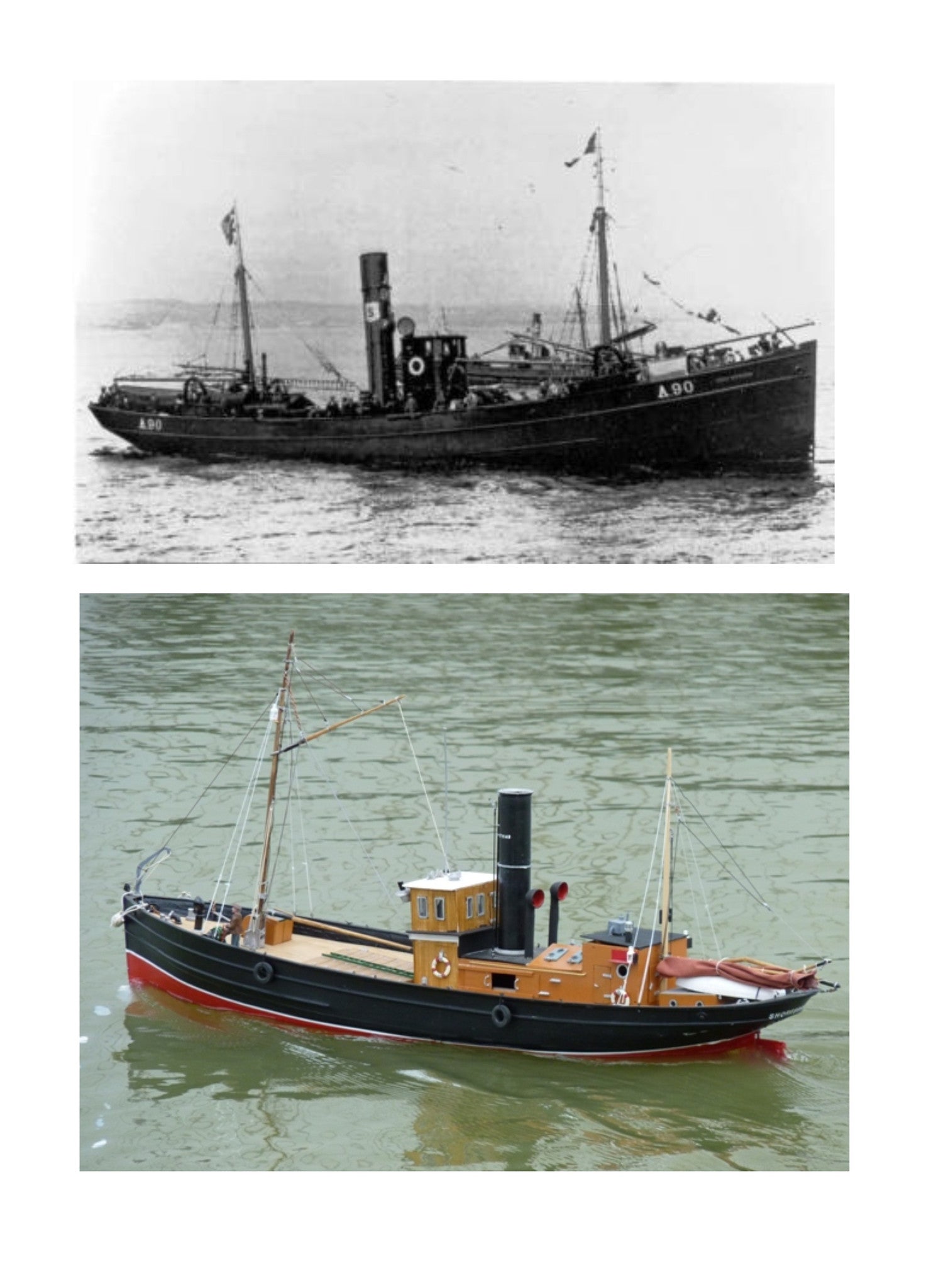 model-boat-full-size-printed-plans-1-32-scale-fishing-trawler-ocean-reward-for r-c