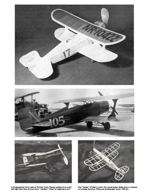 full size printed plans peanut scale "laird lc-de"  radial engined version of the laird lc-de
