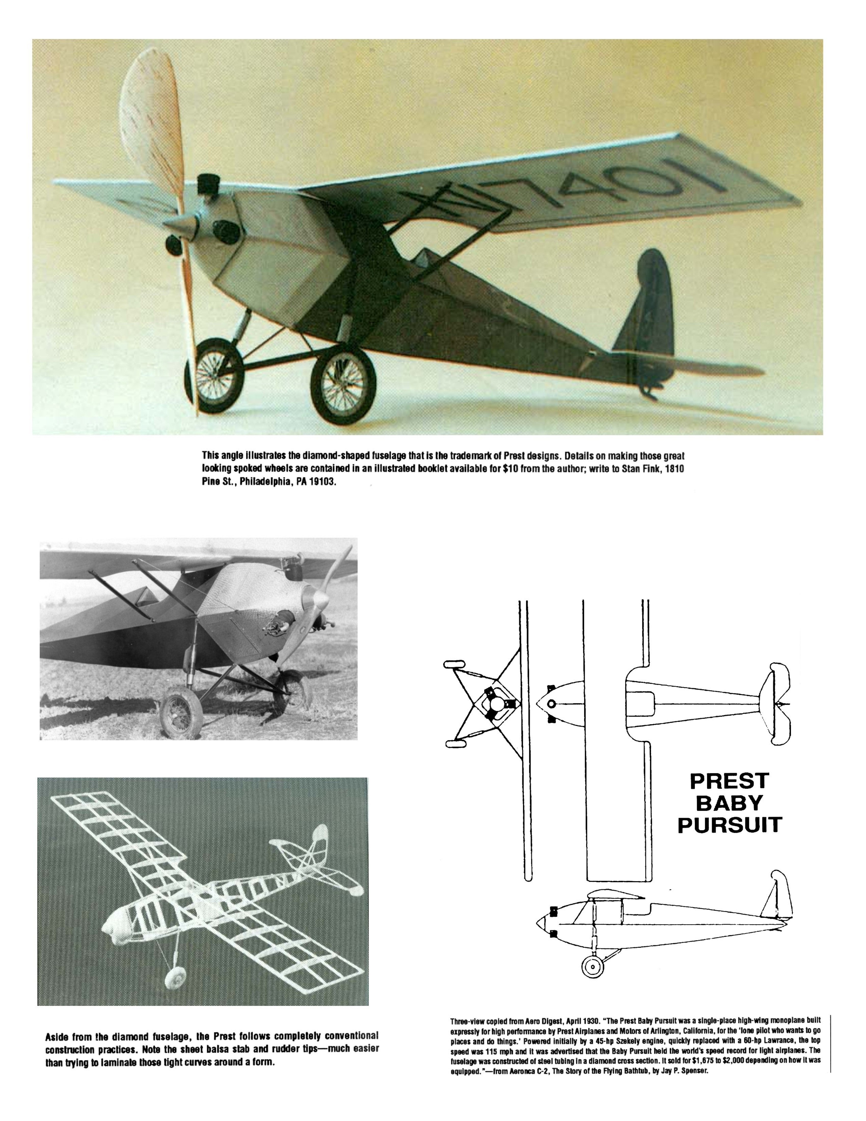 full size printed peanut scale plans baby pursuit makes a great flying peanut.