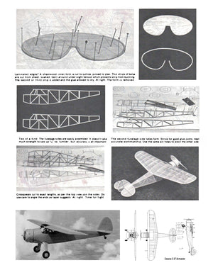 full size printed peanut scale plans cessna "airmaster" model is scaled directly from mr. matt's excellent drawings