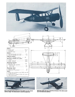 full size printed peanut scale plans broussard mh 1521 ego-pleasing, fun flier