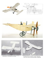 full size printed peanut scale plans bleriot canard  little unusual, it is also a contest winning flier