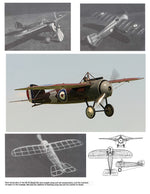 full size printed peanut scale plans bristol m 1 c capt. harry butler's  red devil