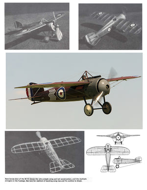 full size printed peanut scale plans bristol m 1 c capt. harry butler's  red devil