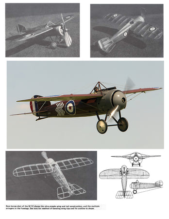 full size printed peanut scale plans bristol m 1 c capt. harry butler's  red devil