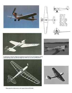 full size printed miama-rule peanut plans erla 5a (no longer ama legal)