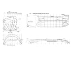 full size printed plans line drawings scale 1:32 port of bilboa tug for experience builder’s