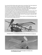 full size printed plans peanut scale "ramsey flying ‘bathtub' "  ideal rubber scale model due to the high thrust line
