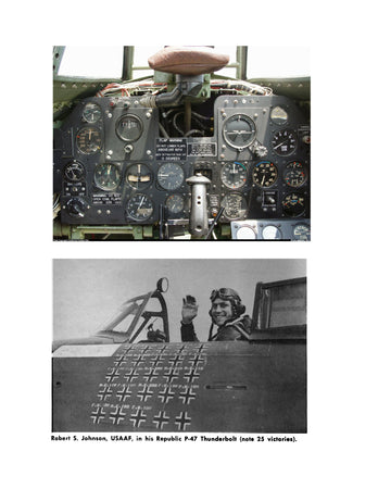 full size printed plans scale 1:12  control line republic's p-47 "thunderbolt" fighter of world war.ii