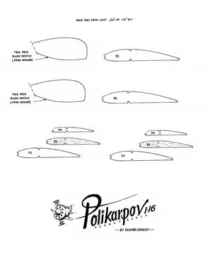 full size printed plans peanut scale "polikarpov 1-16" extremely realistic mine has a great performance,
