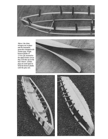 full size printed plan to build a  freelance scale1:12 steam launch suitable for radio control