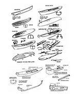 full size printed plan vintage 1960s " r‑2 whalecatcher" semi scale for radio control