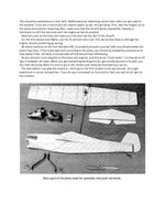 full size printed plan profile goodyear racer control line "rickey rat " good beginner's or novice's model
