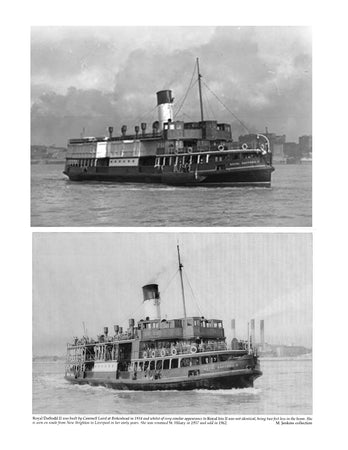 full size printed plan scale 1:48 mersey ferry “royal daffodil ii” suitable for radio control