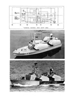 full size printed plans  scale 1:48  russian osa missile boat l 30" fire's missile for radio control