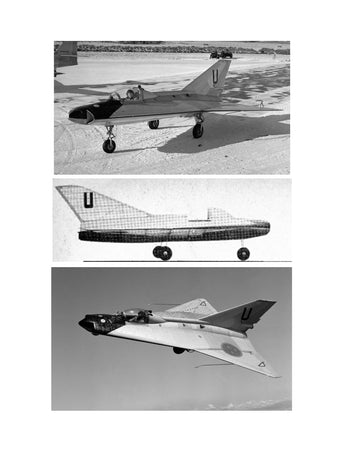 full size printed plan free flight scale plane saab draken 210  .049 ducted fan