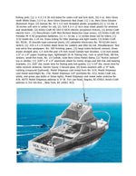 full size printed plan sport fishing boat 27" sea gull multi-channel radio control