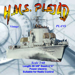 full size printed plan scale 1:48 swedish torpedo boat hms plejad suitable for radio control or display