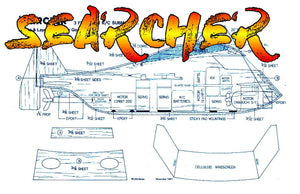 full size printed plan freelance  r/c submarine length 15 inch  width 11 ½" o.a.  3 electric motors