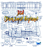 full size printed plans  scale 1:6  control line dsa (darn small airplane) dsa will stunt as good as many models