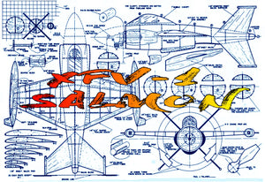 full size printed plan semi-scale lockheed xfv-1plane that takes off vertically.