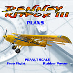 full size printed peanut scale plans denney kitfox iii makes a great scale subject.