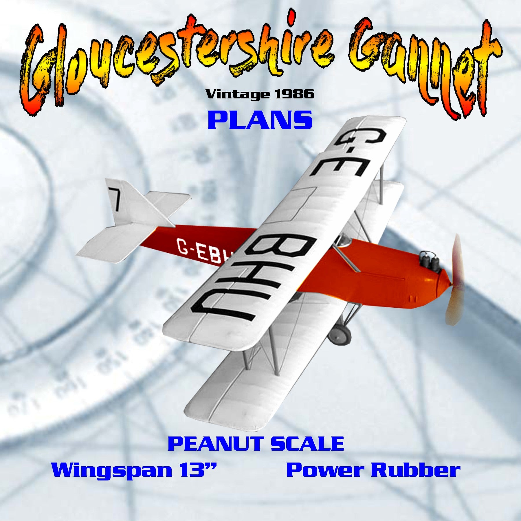 full size printed plans peanut scale gloucestershire gannet construction is quite straightforward