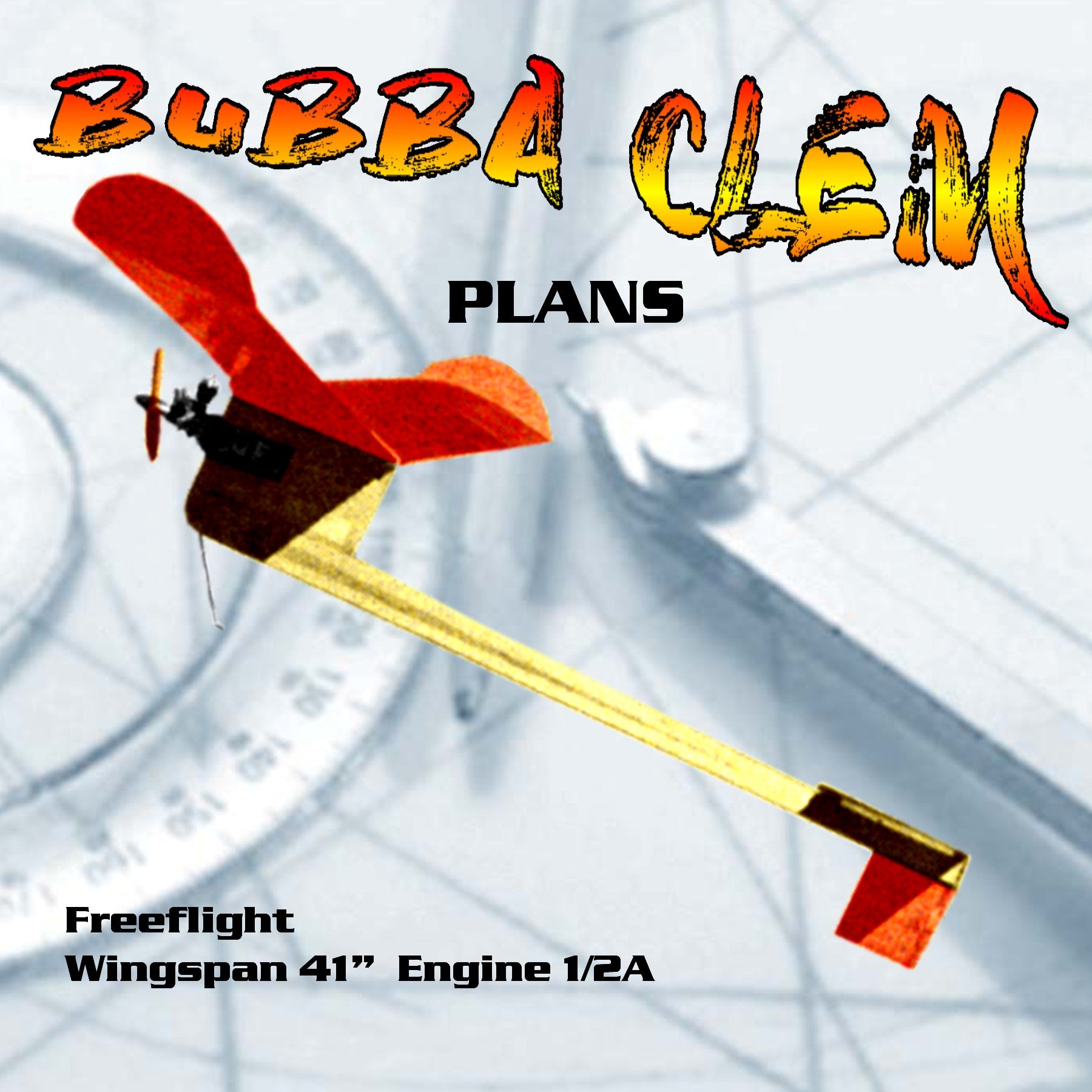 listing is for full size plan vintage 1981 ½ a contest ff bubba clem easily built and trimmed