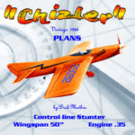 full size printed plans vintage 1966 nostalgic 30 stunt "chizler" mild mannered machine ...