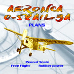 full size printed plans peanut scale aeronca 0-58a/l-3a  defender here's one you know will fly.