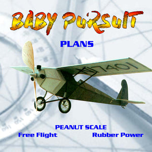 full size printed peanut scale plans baby pursuit makes a great flying peanut.