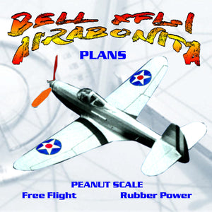 full size printed plans peanut scale bell xfl-l airabonita one of the prettiest peanuts ever presented