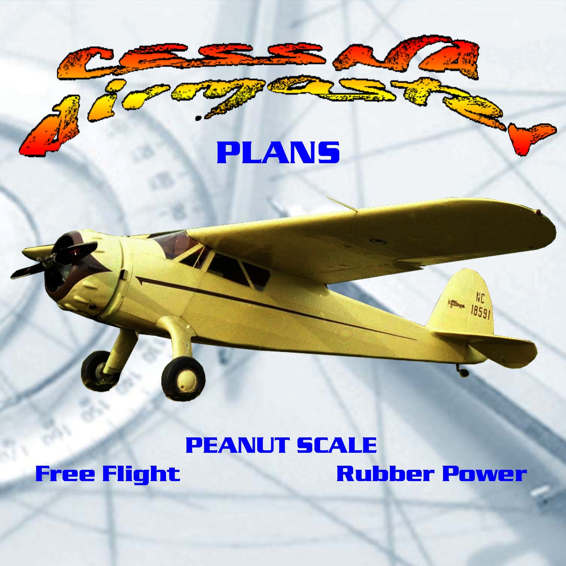 full size printed peanut scale plans cessna "airmaster" model is scaled directly from mr. matt's excellent drawings