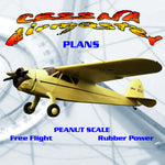 full size printed peanut scale plans cessna "airmaster" model is scaled directly from mr. matt's excellent drawings