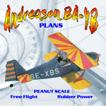full size printed peanut scale plans andreason ba-4b all seem to look right and fly right also.