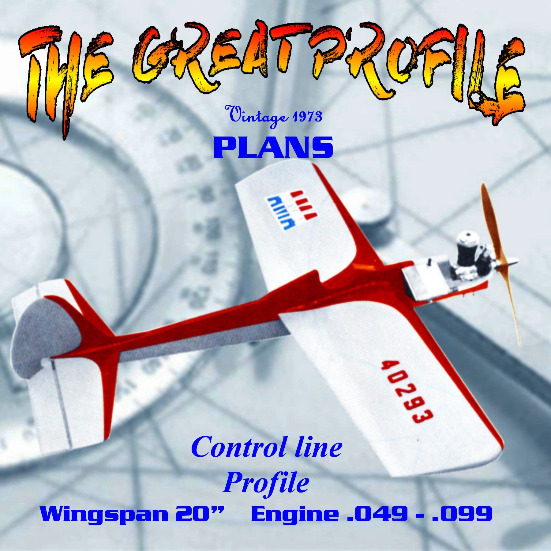 full size printed plan rugged control line trainer the great profile is easy to build, economical, and a snap to fly