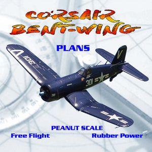 full size printed peanut scale plans corsair bent-wing the finest all-round airplanes of ww ii