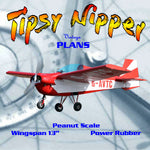 full size printed plans peanut scale "tipsy nipper" in a contest you perhaps will get some more scale points