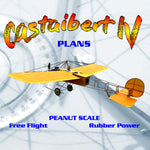 full size printed peanut scale plans castaibert iv the original model flew right off the board