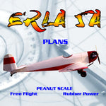 full size printed miama-rule peanut plans erla 5a (no longer ama legal)
