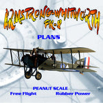 full size printed peanut scale plans armstrong-whitworth fk-8  interesting and relatively obscure wwi machine