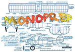 full size printed plan and building notes 1929  monoprep scale 1:16  w/s 24”  power rubber