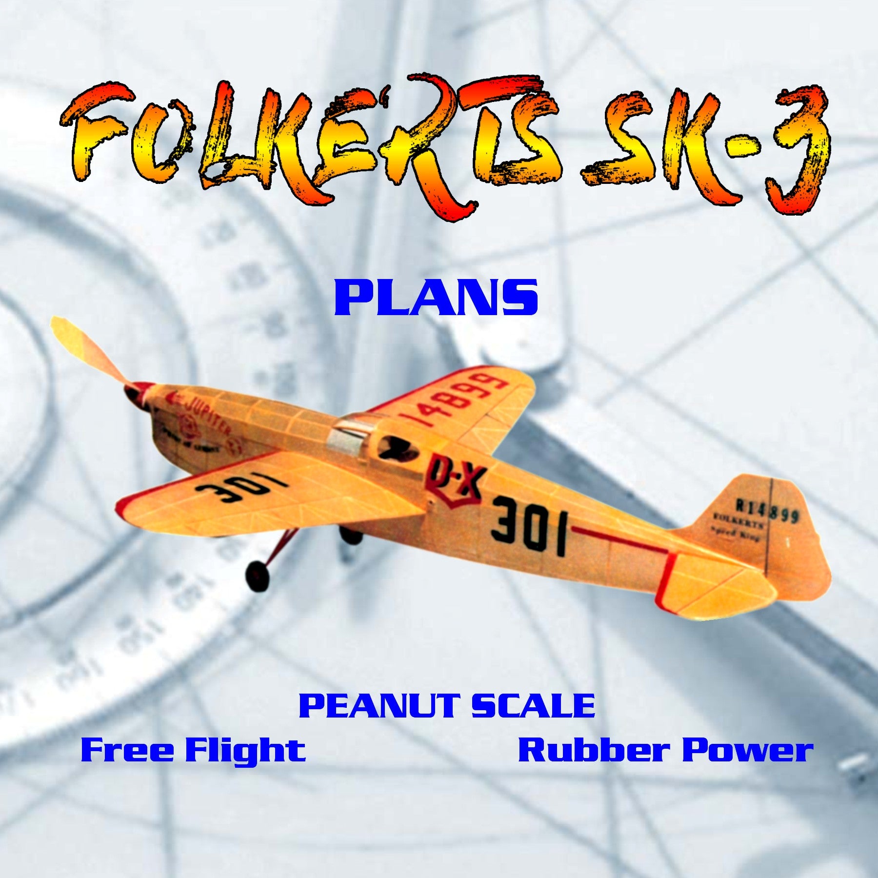 full size printed peanut scale plans folkerts sk-3  best peanut scale models ever design