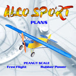 full size printed peanut scale plans alco sport a good choice for your first peanut .