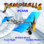 full size printed sub-peanut scale plans demoiselle  it fly’s quite nicely and looks cute