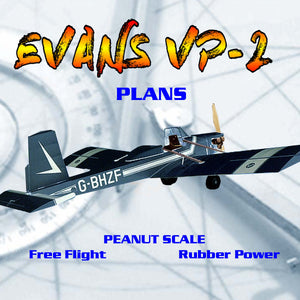 full size printed peanut scale plans evans vp-2 within the capability of near beginners.
