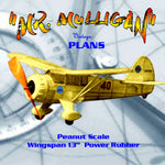 full size printed plans peanut scale "mr. mulllgan"  as usual, it's a great flyer ..